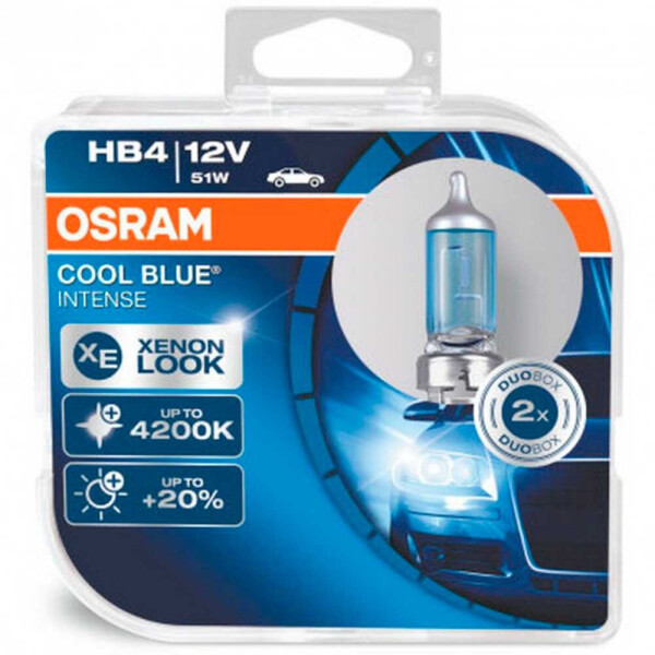 

Галогеновая лампа Osram HB4 (9006) Cool Blue Intense 9006CBI 60w P22d HardDuopet