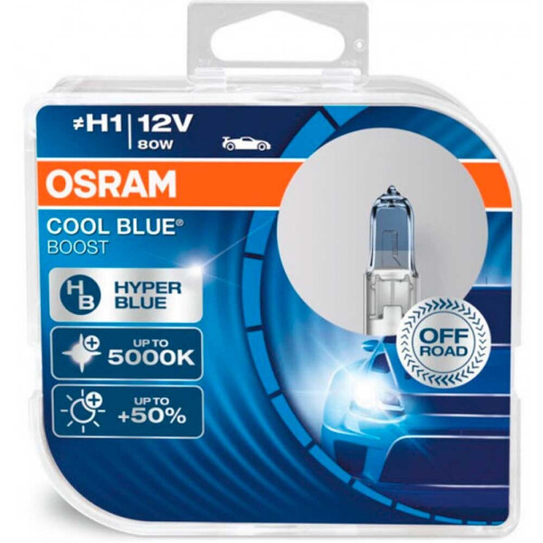 

Галогеновая лампа Osram H1 Cool Blue Boost 62150CBB 80w P14.5S HardDuopet