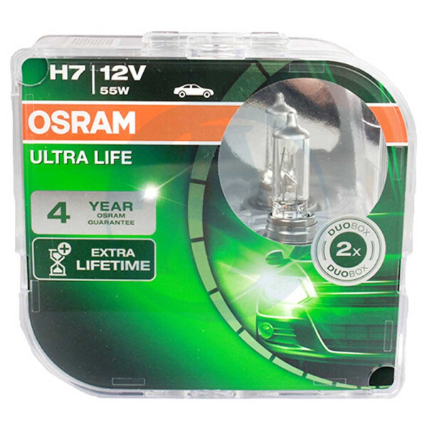 

Галогеновая лампа Osram H7 UltraLife 64210ULT 55w PX26d HardDuopet