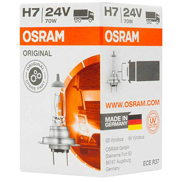

Галогеновая лампа Osram H7 Original 64215 70W 24v PX26D