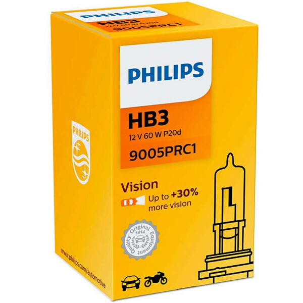 

Галогеновая лампа Philips HB3 (9005) Vision 9005PRC1 65w P20d