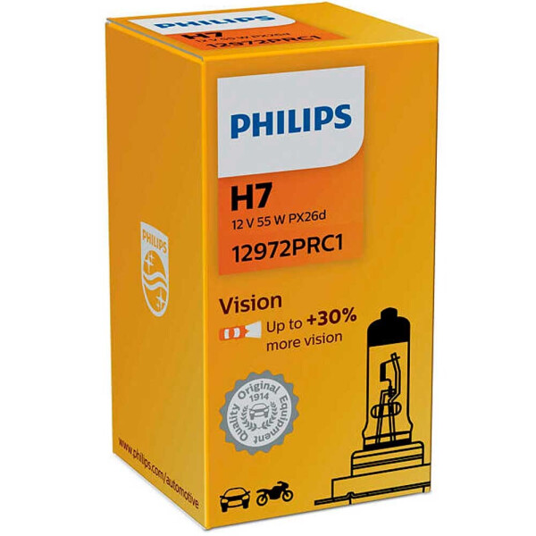

Галогеновая лампа Philips H7 Vision 12972PRC1 55w PX26d
