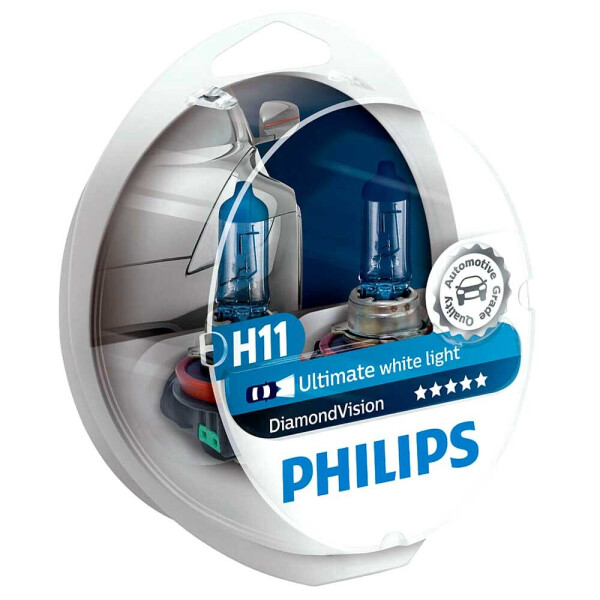 

Галогеновая лампа Philips H11 DiamondVision 12362DVS2 55w PGJ19-2