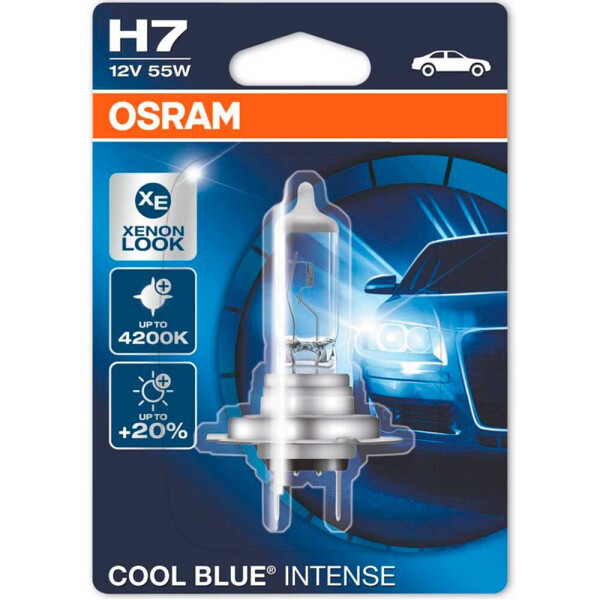 

Галогеновая лампа Osram H7 Cool Blue Intense 64210CBI-01B 55w PX26D Blister
