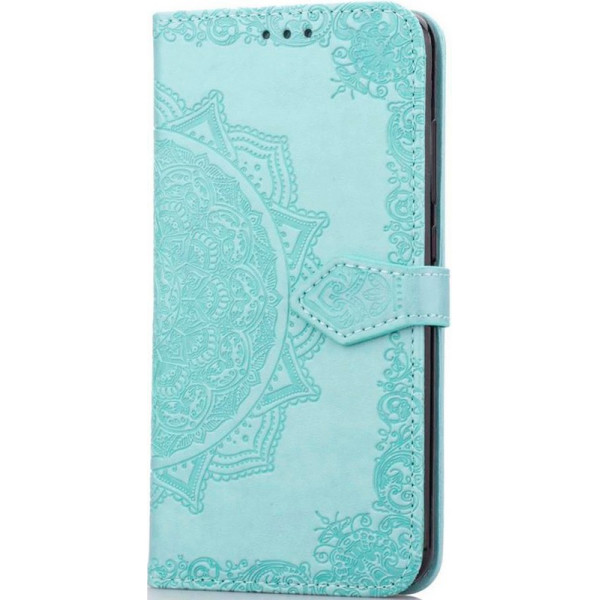 

кожаный (книжка) Art Case с визитницей для Xiaomi Mi Max 2 (бирюзовый) (687375)