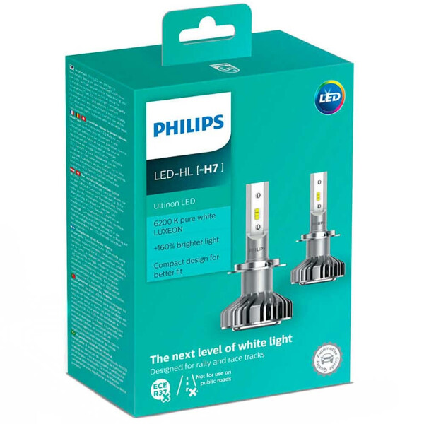 

Светодиодные лампы LED Philips H7 Ultinon 11972XUWX2