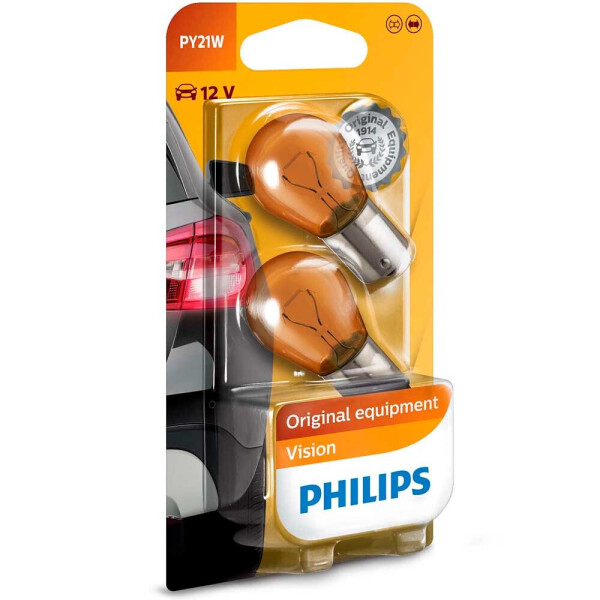 

Галогеновые лампы Philips Vision PY21W 12V 21W BAU15s 12496NAB2