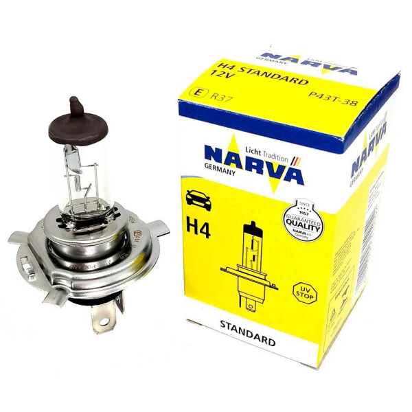 

Галогеновая лампа Narva Standart H4 (HB2, 9003) 48901 12V 100/90W P43t