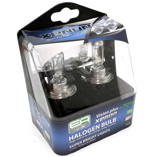 

Галогеновая лампа EA Light X H7 Vision Plus +70% PX26d 55w 12v