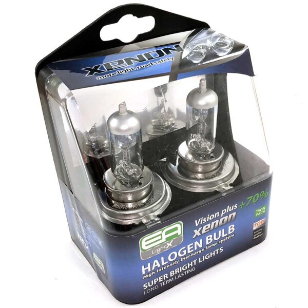 

Галогеновая лампа EA Light X H4 Vision Plus +70% P43t 75/70w 24v