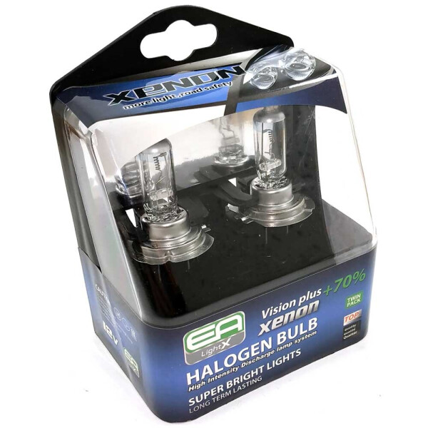

Галогеновая лампа EA Light X H7 Vision Plus +70% PX26d 70w 24v