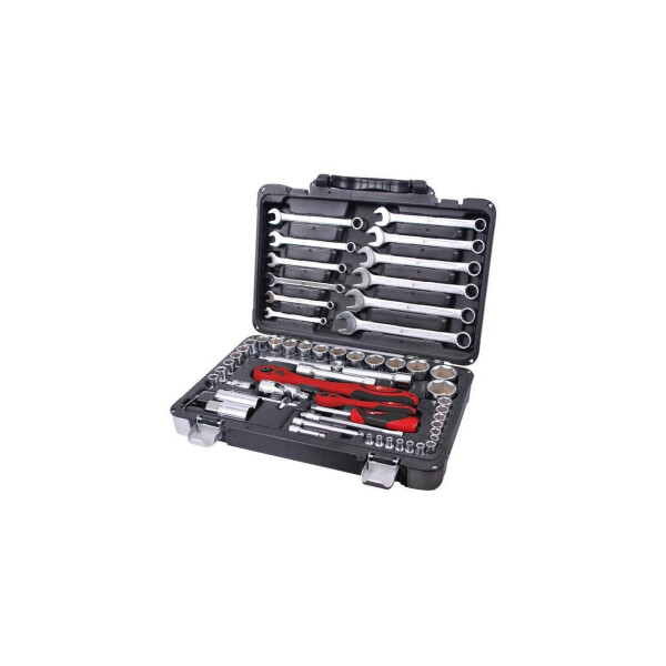 

Набор инструмента Intertool - 1/4, 1/2 61 ед. (ET-6061)