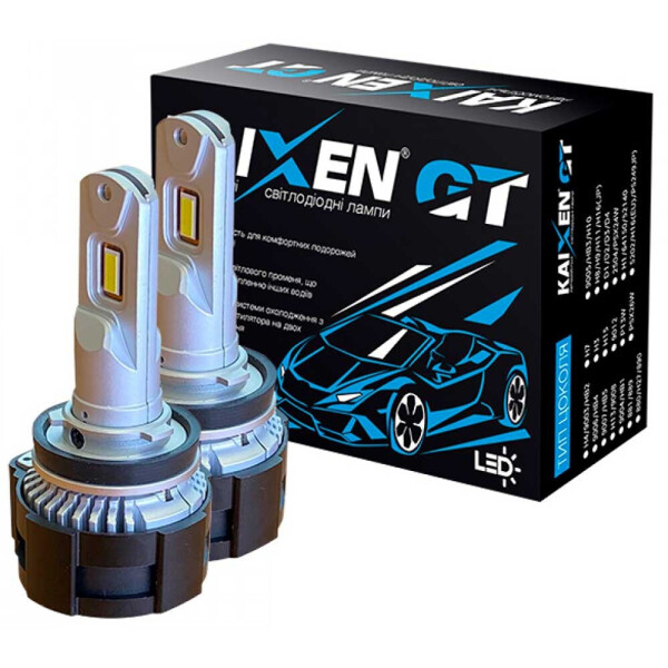 

Светодиодные лампы LED Kaixen GT H11 6000k 4500Lm 50w 12v