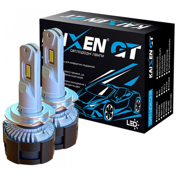 

Светодиодные лампы LED Kaixen GT H7 6000k 4500Lm 50w 12v