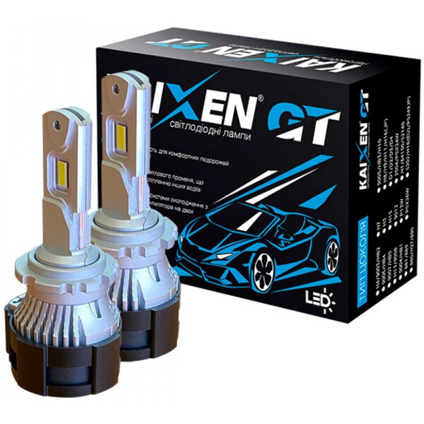 

Светодиодные лампы LED Kaixen GT D1S, D2S, D3S, D4S 6000k 4500Lm 50w 12v