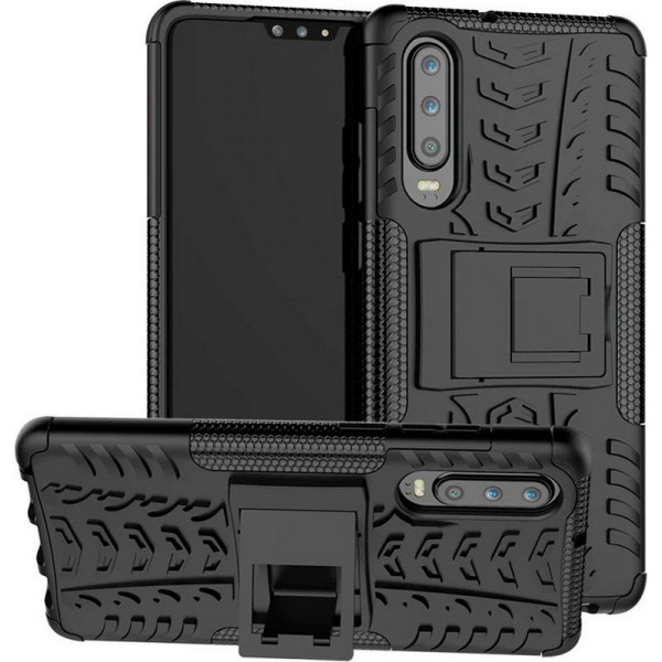

противоударный двухслойный Shield для Huawei P30 lite (черный) (691008)