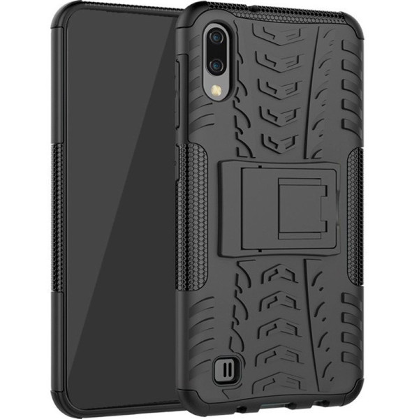 

противоударный двухслойный Shield для Samsung Galaxy M10 с подставкой (черный) (691034)