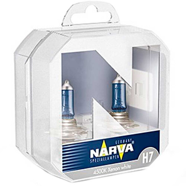 

Галогеновая лампа Narva Range Power White H7 48607 12V 55W PX26d Twin Set