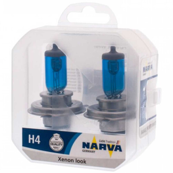 

Галогеновая лампа Narva Range Power White H4 (HB2, 9003) 48680 12V 60/55W P43t Twin Set