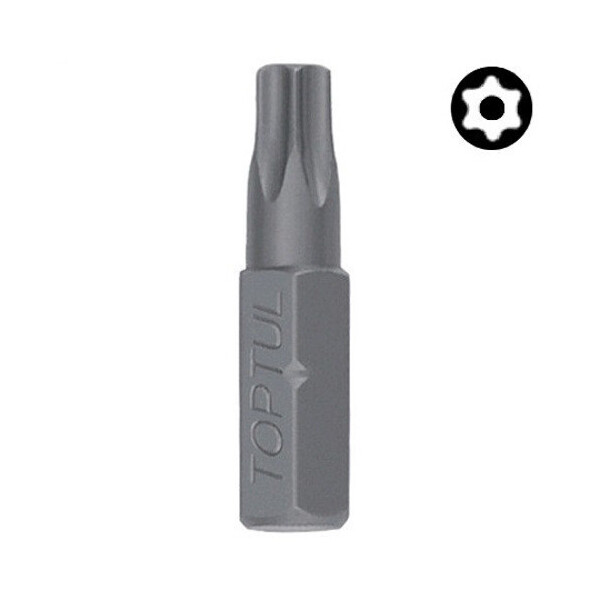 

Бита TORX с отверстием TOPTUL 1/4 25мм T30 FSGA0830