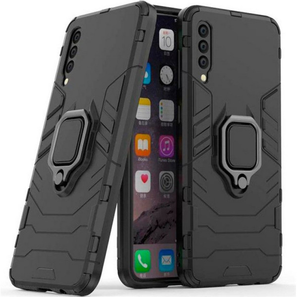 

ударопрочный Transformer Ring под магнитный держатель для Samsung A505F Galaxy A50 (черный / Soul Black) (691540)