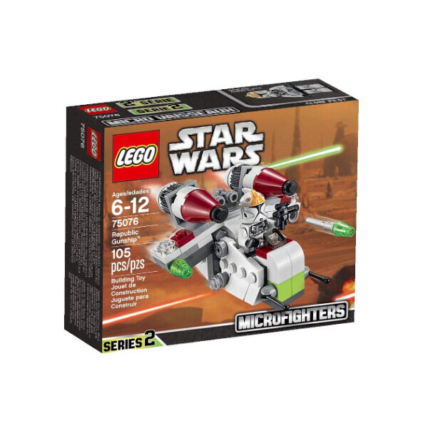 Акція на LEGO Star Wars 75076 Republic Gunship Республиканский истребитель від Allo UA