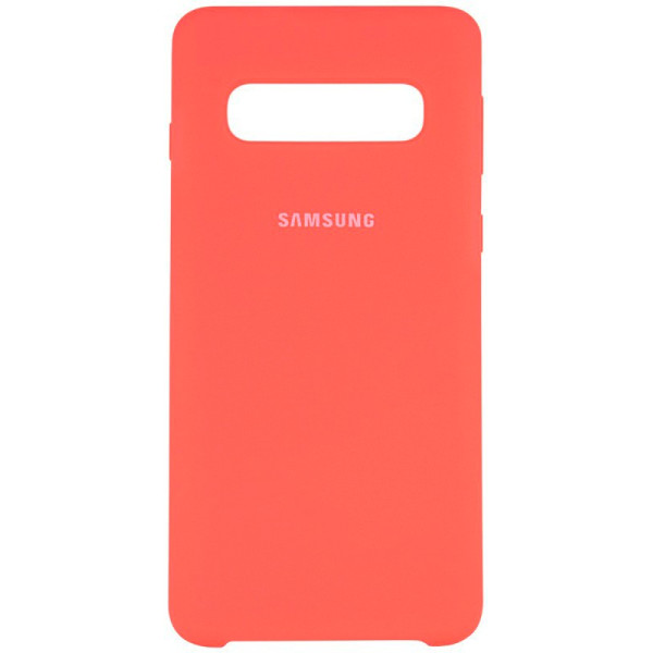 

Silicone case для Samsung Galaxy S10 (Розовый / Living coral) (691838)