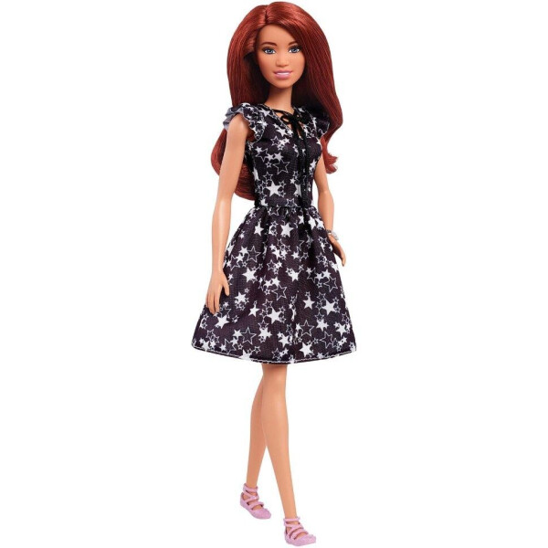 Акція на Кукла Барби Модница в черном платье - Barbie Fashionistas від Allo UA