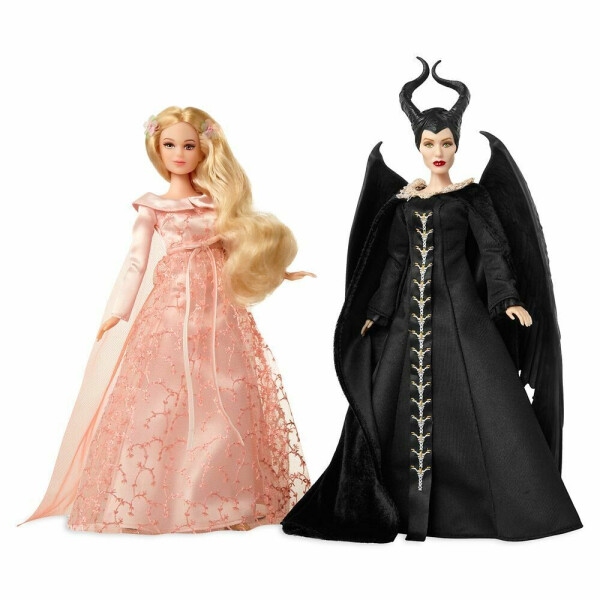 Акція на Набор Кукол Малефисента и Аврора из фильма 2019 года 29 см Disney Maleficent and Aurora Doll Set від Allo UA
