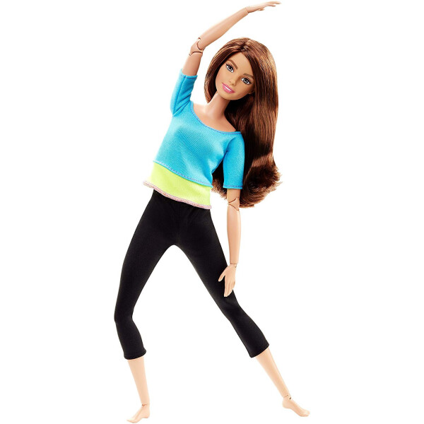 Акція на Шарнирная Кукла для девочек Барби Брюнетка из серии Безграничные Движения Йога - Made to Move Barbie Doll від Allo UA