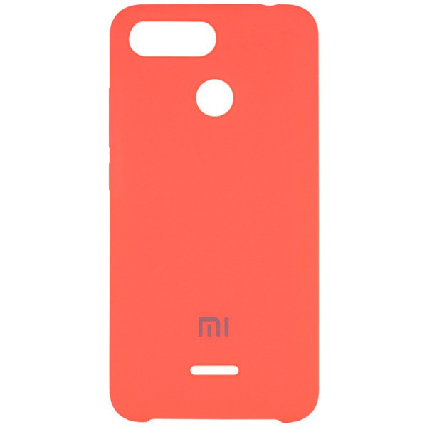 

Silicone case для Xiaomi Redmi 6 (Розовый / Living coral) (691895)