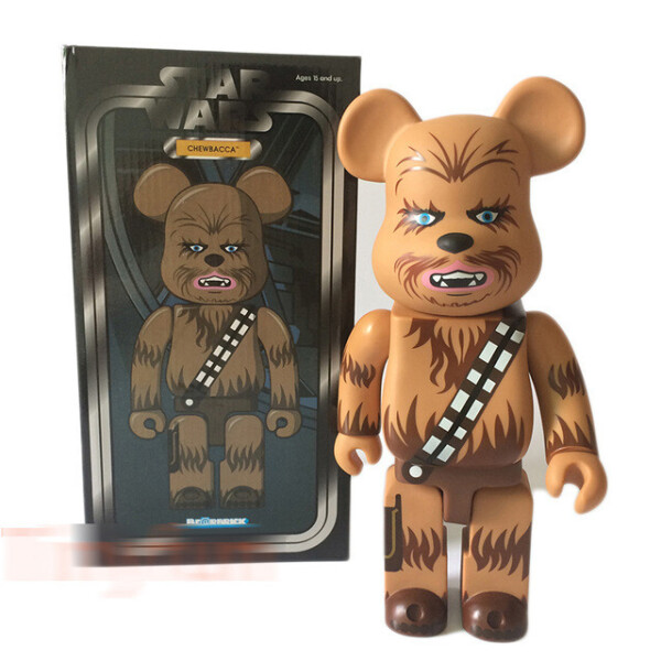

Дизайнерская Игрушка Беарбрик Кавс Bearbrick Kaws Фигурка Чубакка Звездные Войны - Chewbacca Bearbrick 400 %