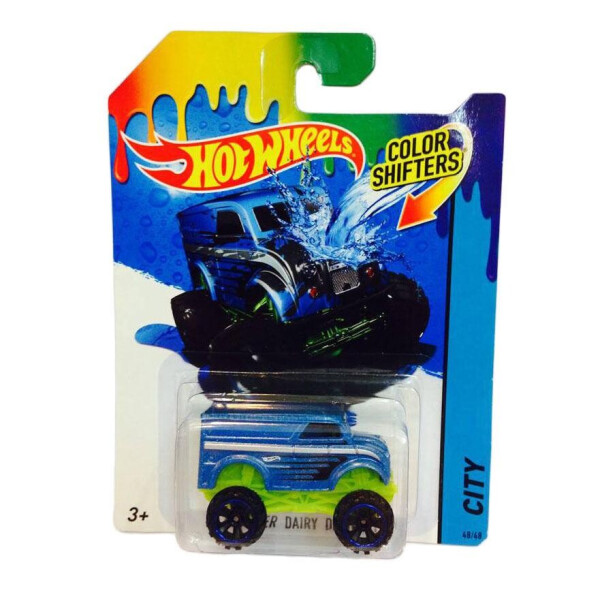 Акція на Игрушка Детская Машинка термочувствительная Измени Цвет Хот Вилс Hot Wheels Monster Dairy Delivery Mattel від Allo UA