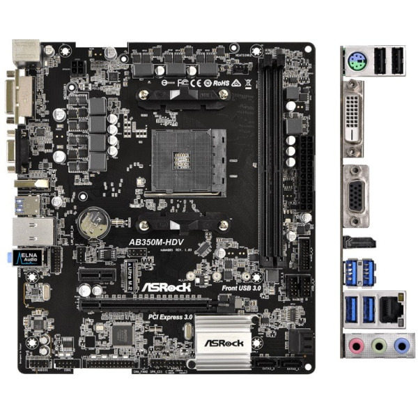 

ASRock AB350M-HDV