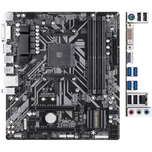 

Gigabyte B450M DS3H rev. 1.0