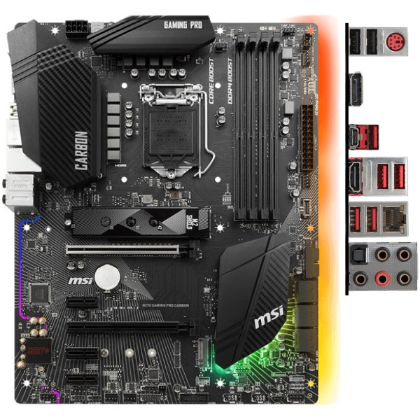 

MSI H370 GAMING PRO CARBON