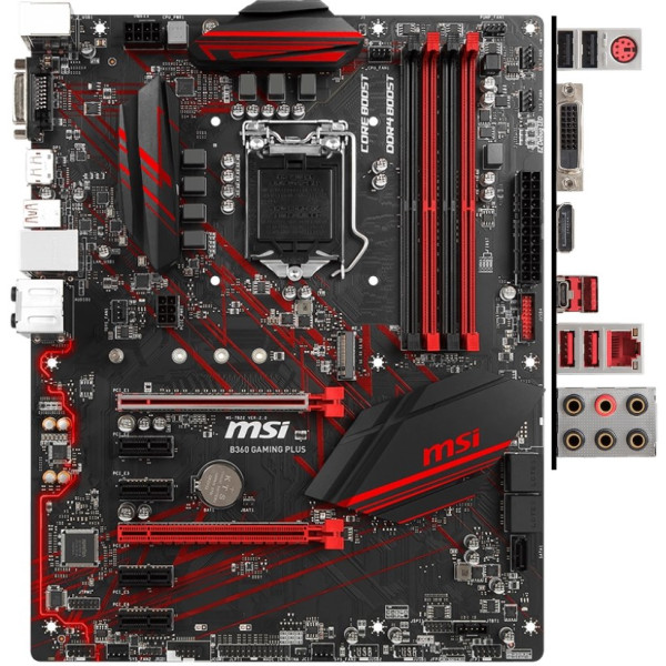 

Материнская плата MSI B360 GAMING PLUS