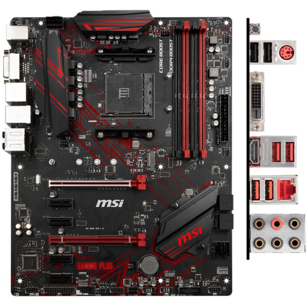 

Материнская плата MSI B450 GAMING PLUS