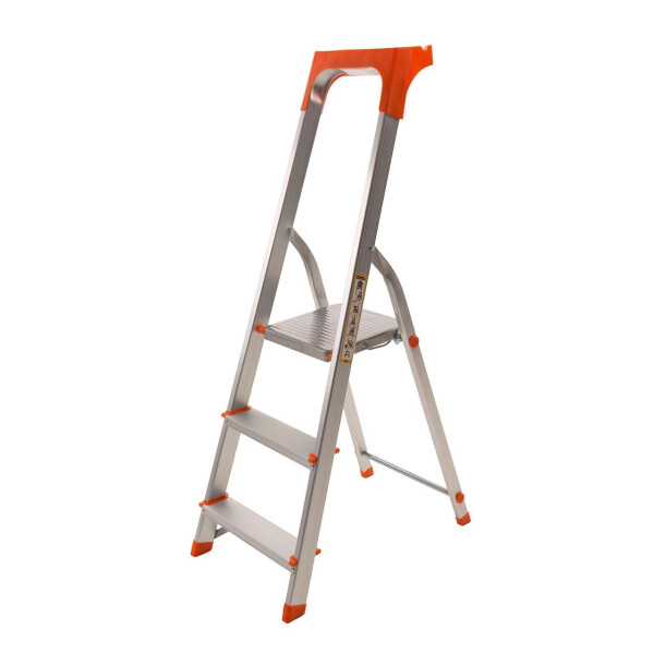 

Стремянка алюминиевая Laddermaster Alcor A1AT3. 3 ступеньки