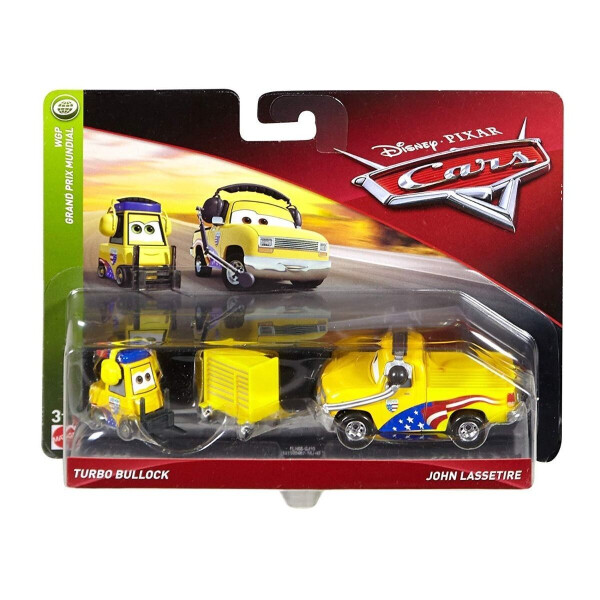 

Disney/Pixar Тачки 3: Шеф Джон Ласcетир и Турбо Буллок FLH66 (Cars 3 Turbo Bullock & John Lassetire) от Mattel