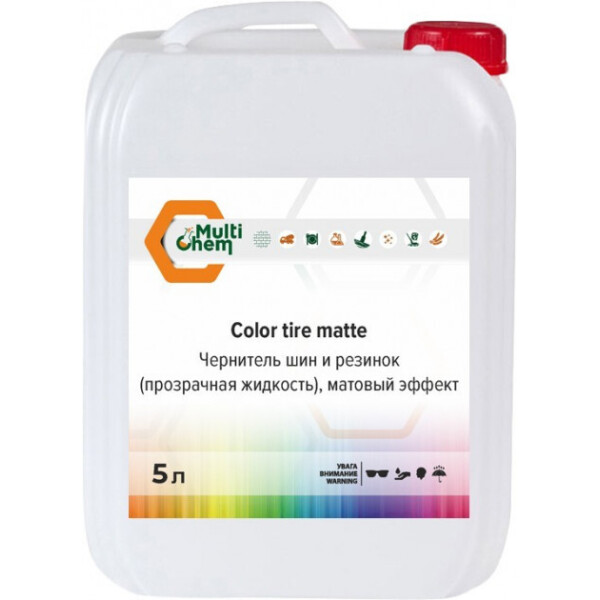 

Чернитель шин и резинок матовый эффект Color tire matte 5 л