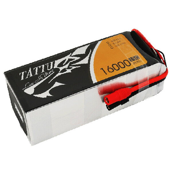 

Аккумулятор Tattu LiPO 22,2В 16000мАч 6S 15C 190х73х62мм 1985г AS150, XT150 (TA-15C-16000-6S1P)