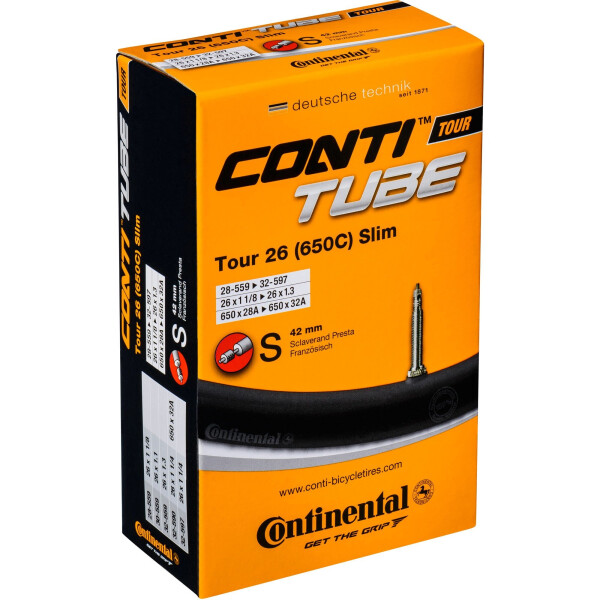 

Камера Continental Tour 26" slim, 28-559 -> 32-597, S42, 200 г