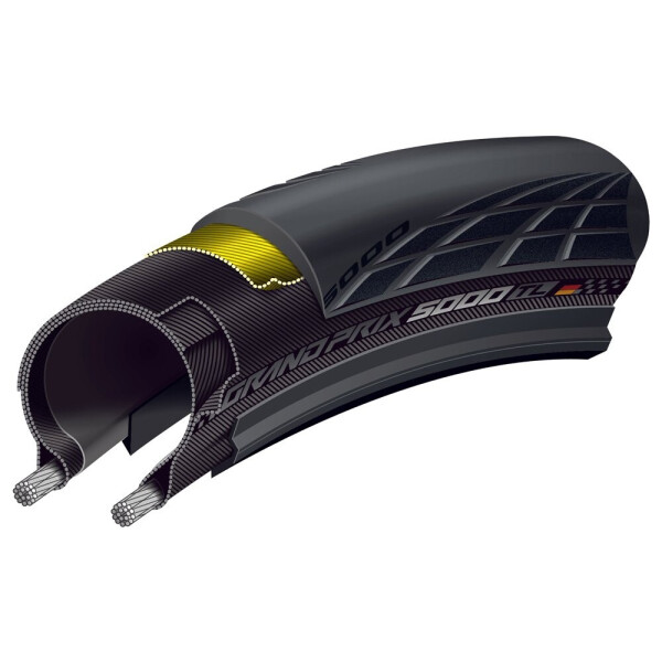 

Покрышка Continental Grand Prix 5000 black/black 28" 700 x 32C (101626)