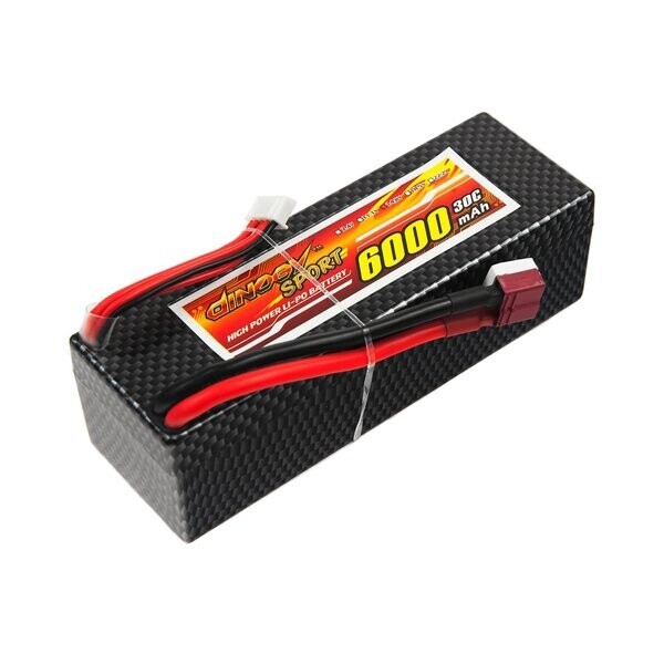 

Аккумулятор Dinogy Li-Pol 6000mAh 14.8V 4S 30C Hardcase 41x40x138мм T-Plug