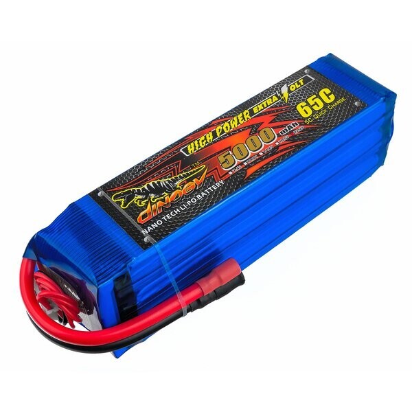 

Аккумулятор Dinogy LiPO 22,2В 5000мАч 6S 65C 51х46х165мм 627г Bullet 6mm (DLC-6S5000H-6MM)