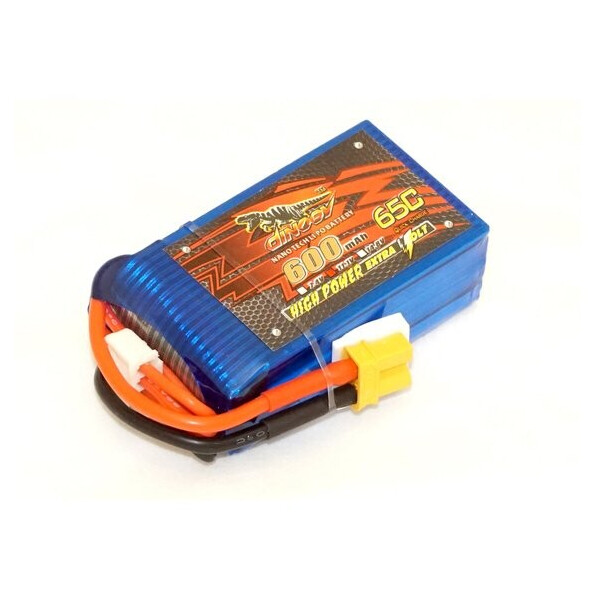 

Аккумулятор Dinogy Li-Pol 600mAh 11.1V 3S 65C XT30 53x30x18.4мм