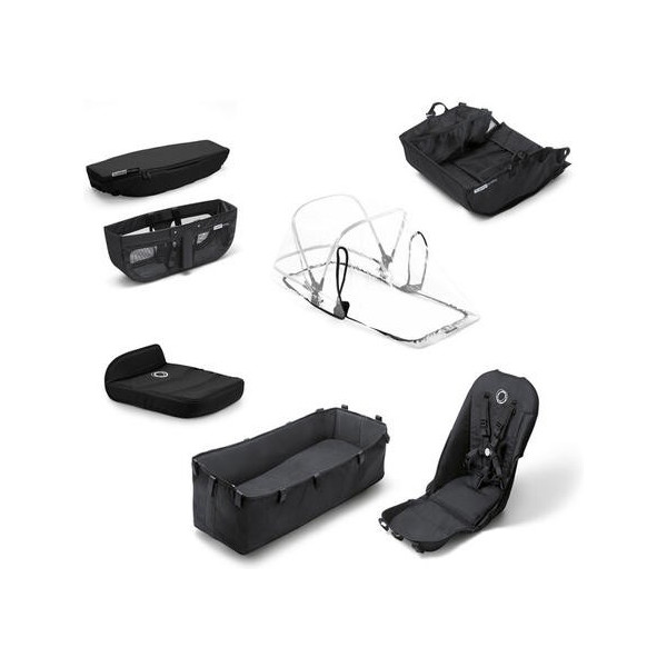 

Текстильный комплект для коляски Bugaboo Donkey2 Black (180121ZW01)