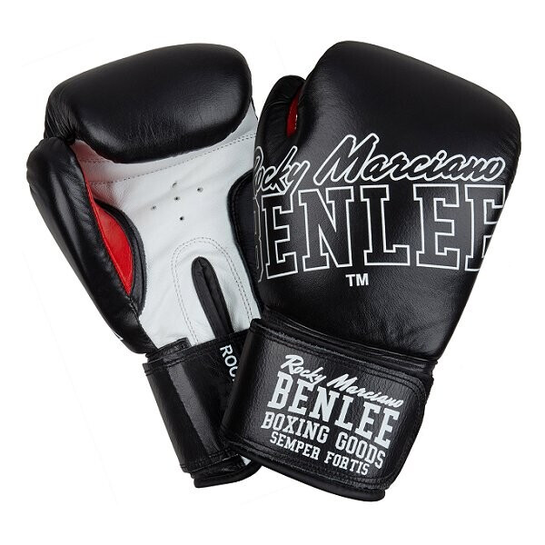 

Перчатки боксерские Benlee Rocky Marciano ROCKLAND 14oz (199189 (blk/white) 14oz)