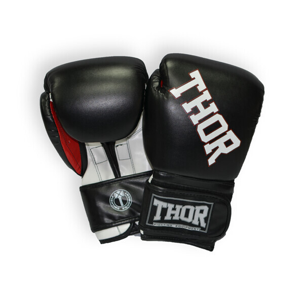

Перчатки боксерские THOR RING STAR 10oz (536/02(PU)BLK/WHT/RED 10 oz.)